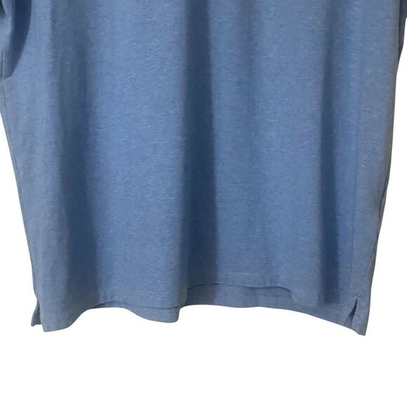 Vineyard Vines Mens Size XL Edgartown Polo Shirt Short Sleeve Heather Blue - Picture 3 of 9